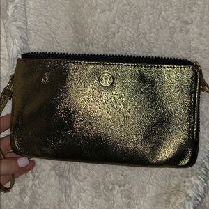 Lululemon double up pouch in gold